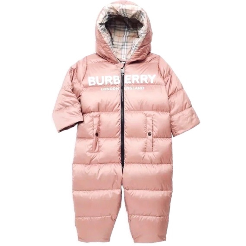 Burberry Baby Snowsuit With detachable Mittens &  Booties / 6 Months NEW
